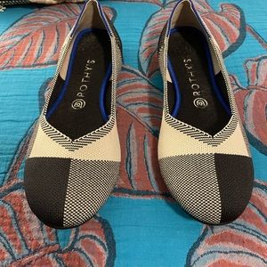 Rothy’s Flats - Size 9.5 - Captoe Black